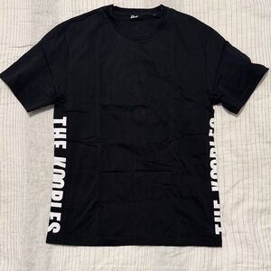 The Kooples Black T-Shirt with Side Text